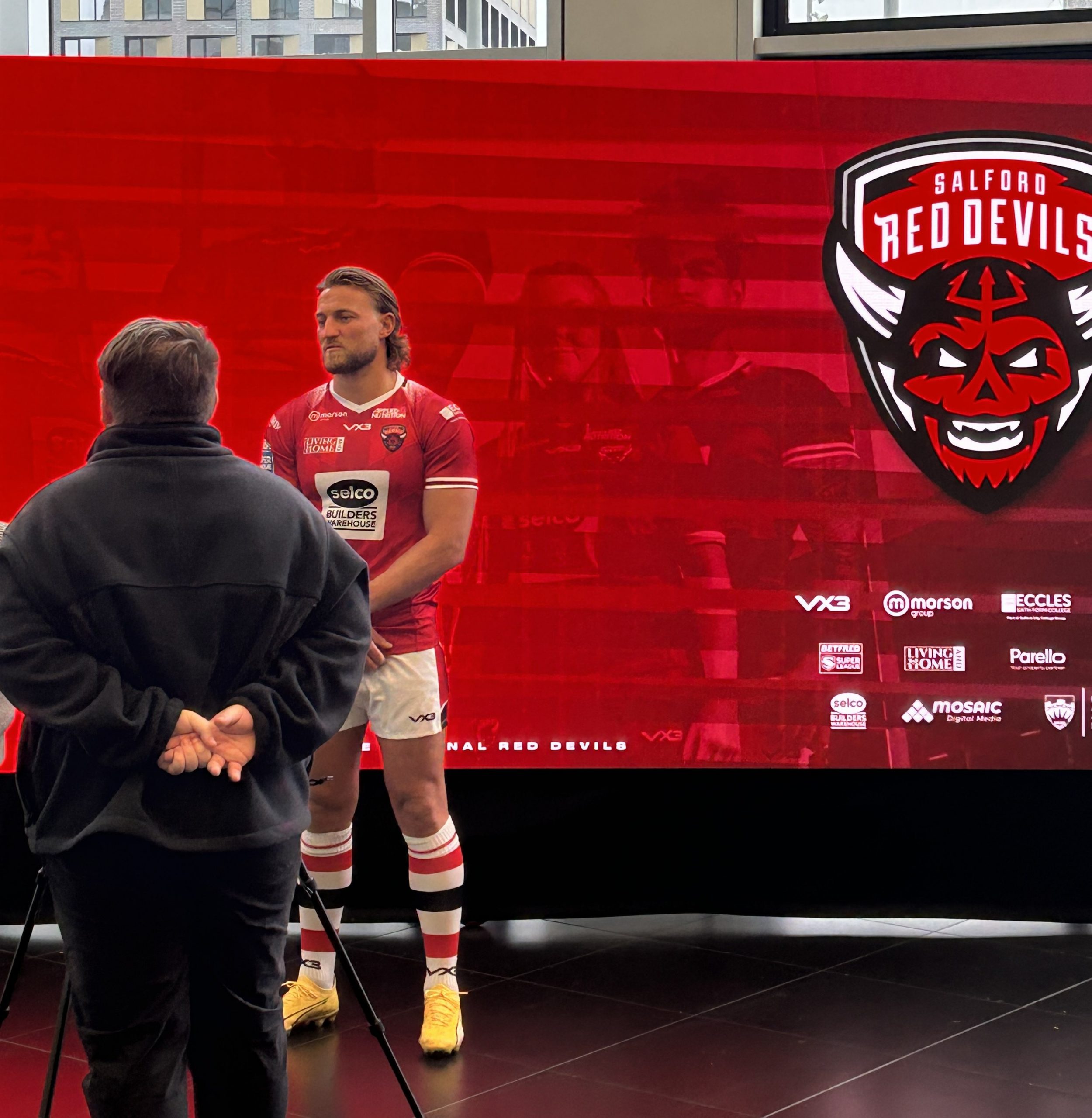 Chris Hankinson during Salford Red Devils media day.