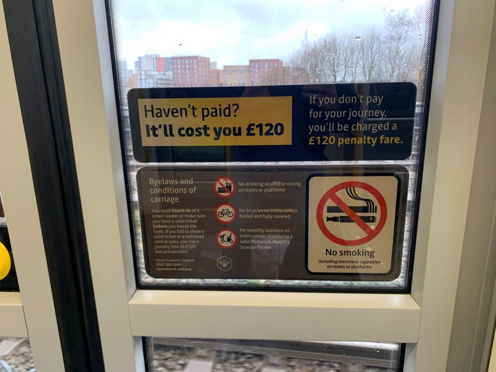 Penalty fares are up to £120